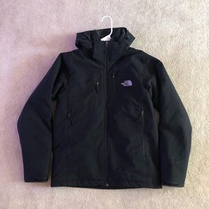 Unisex winter black The North Face coat